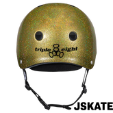 Casque roller Or paillette